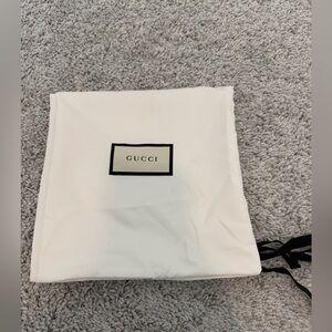 Gucci White Dust Bags for shoes